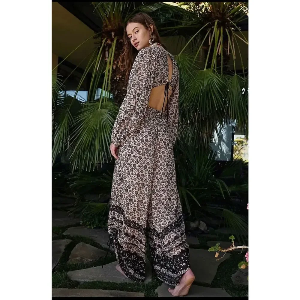 Free People Forever Timeless Soulmate Jumpsuit size M